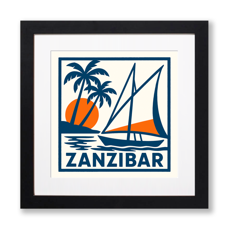 Cities Linoprint-Style Art (c48)