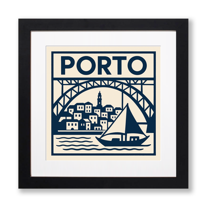 Cities Linoprint-Style Art (c115)