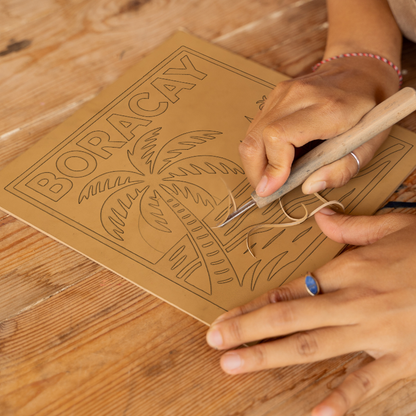 Cities Linoprint-Style Art (c230)