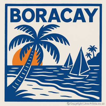 Cities Linoprint-Style Art (c230)