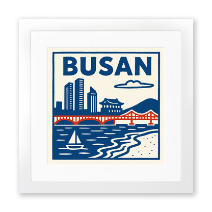 Cities Linoprint-Style Art (c224)