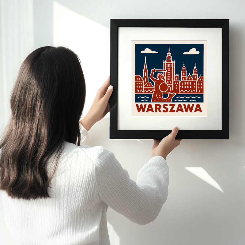 Cities Linoprint-Style Art (c57)