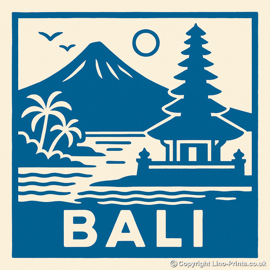 Cities Linoprint-Style Art (c241)