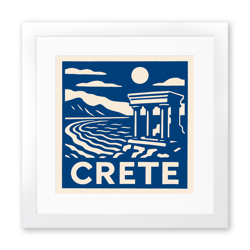 Cities Linoprint-Style Art (c207)