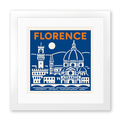 Cities Linoprint-Style Art (c195)