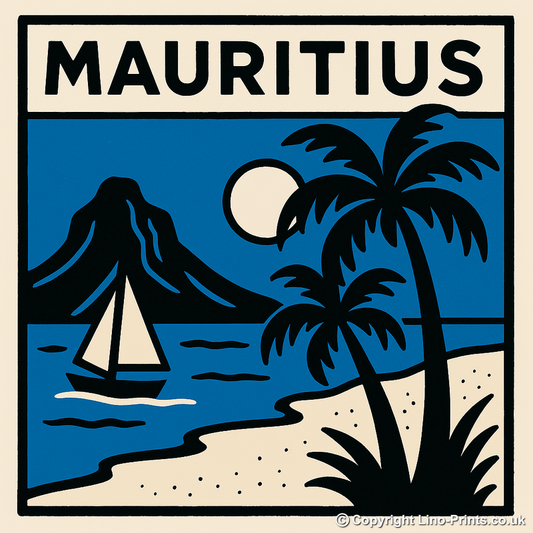 Cities Linoprint-Style Art (c150)