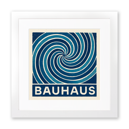 Bauhaus Design Linoprint-Style Art (c440)