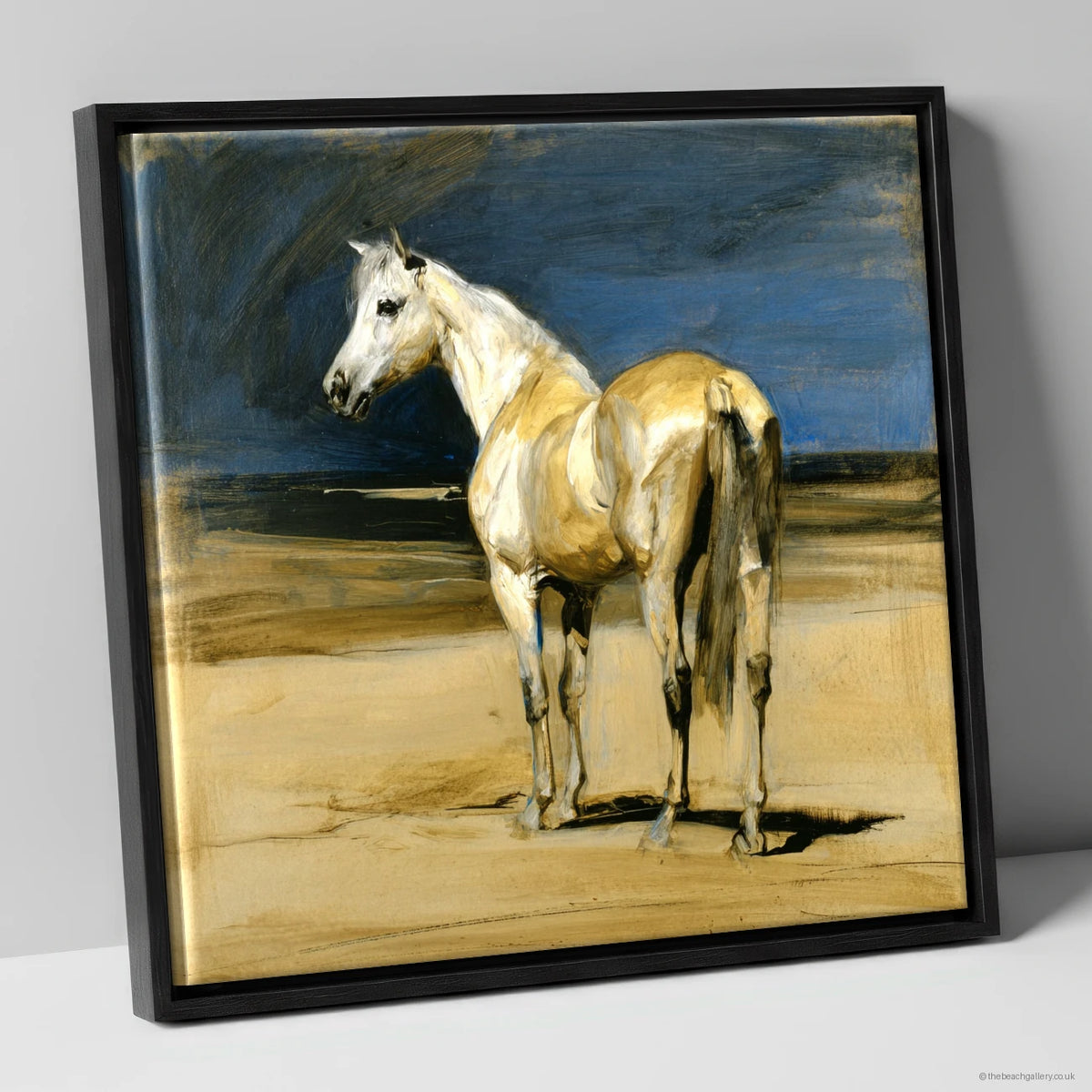 Framed Canvas Black Frame