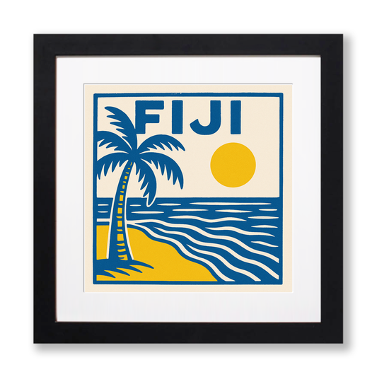 Cities Linoprint-Style Art (c196)