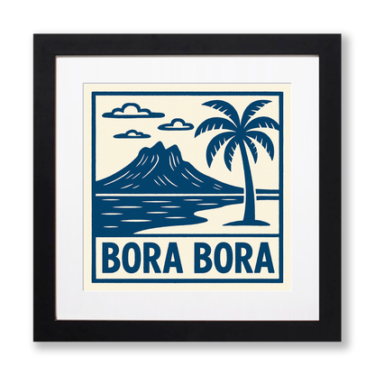 Cities Linoprint-Style Art (c231)