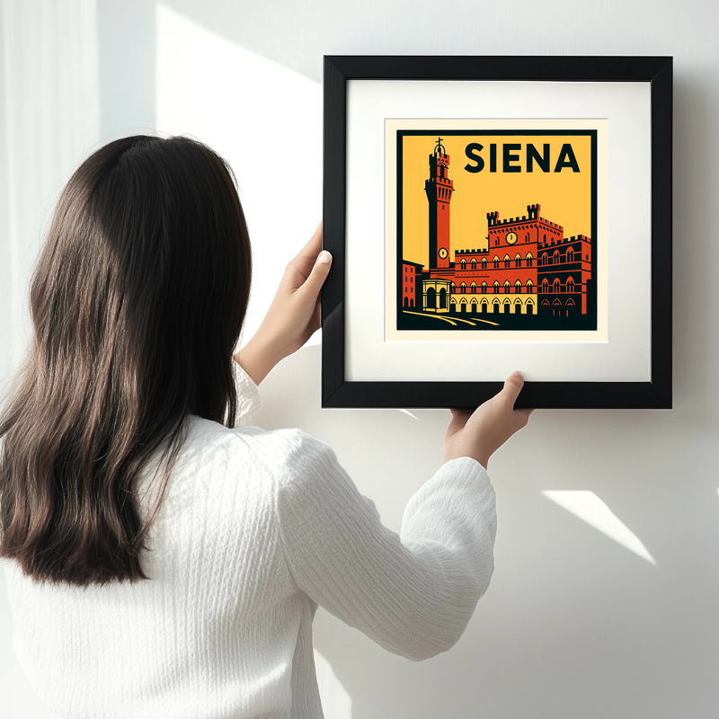 Cities Linoprint-Style Art (c88)
