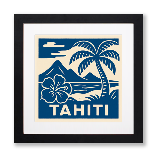 Cities Linoprint-Style Art (c79)