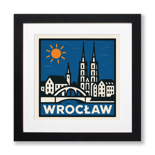 Cities Linoprint-Style Art (c53)