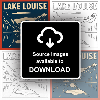 Cities Linoprint-Style Art (c165)