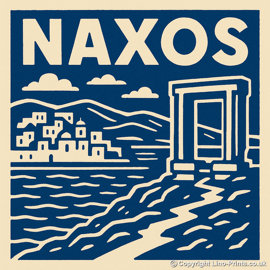 Cities Linoprint-Style Art (c133)