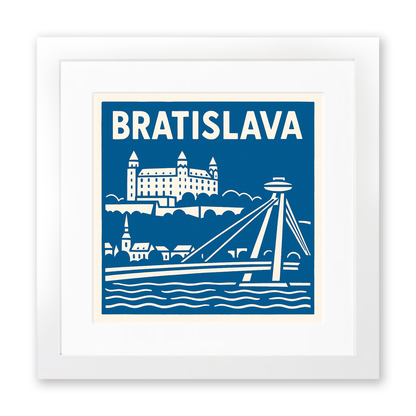 Cities Linoprint-Style Art (c227)