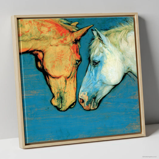 Framed Canvas Natural Frame