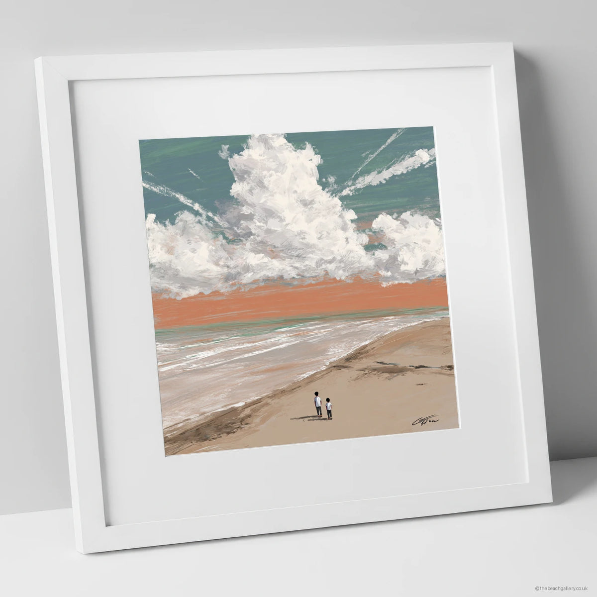 Framed Print White Frame