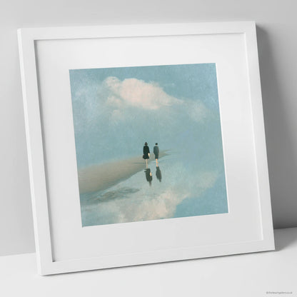 Framed Print White Frame