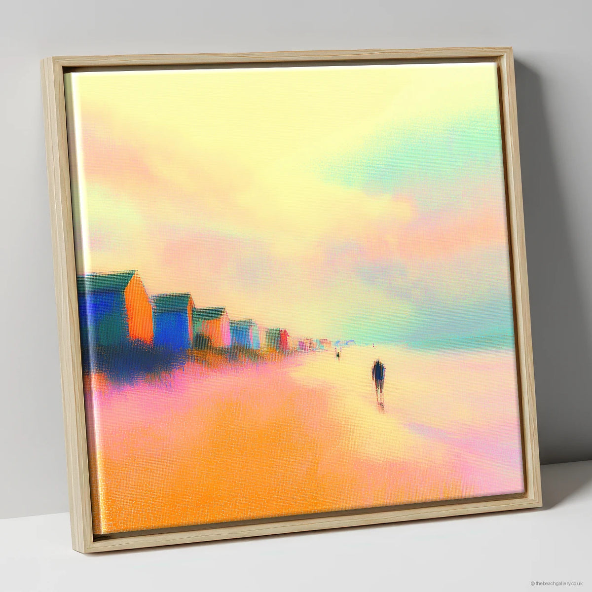 Framed Canvas Natural Frame