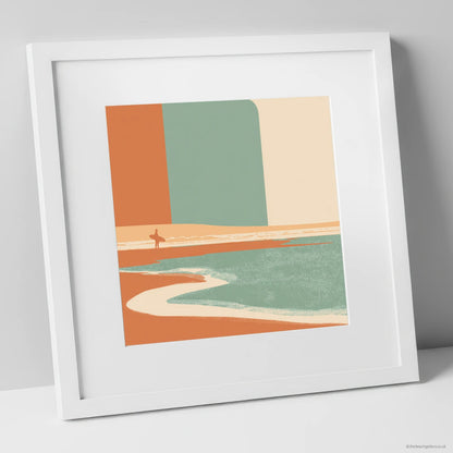 Framed Print White Frame