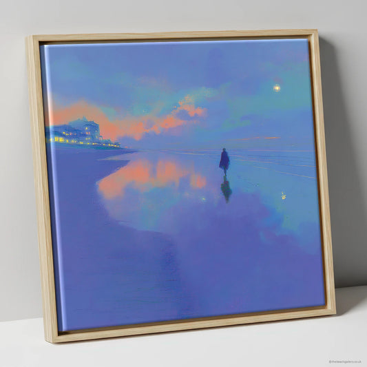 Framed Canvas Natural Frame