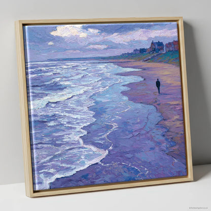 Framed Canvas Natural Frame