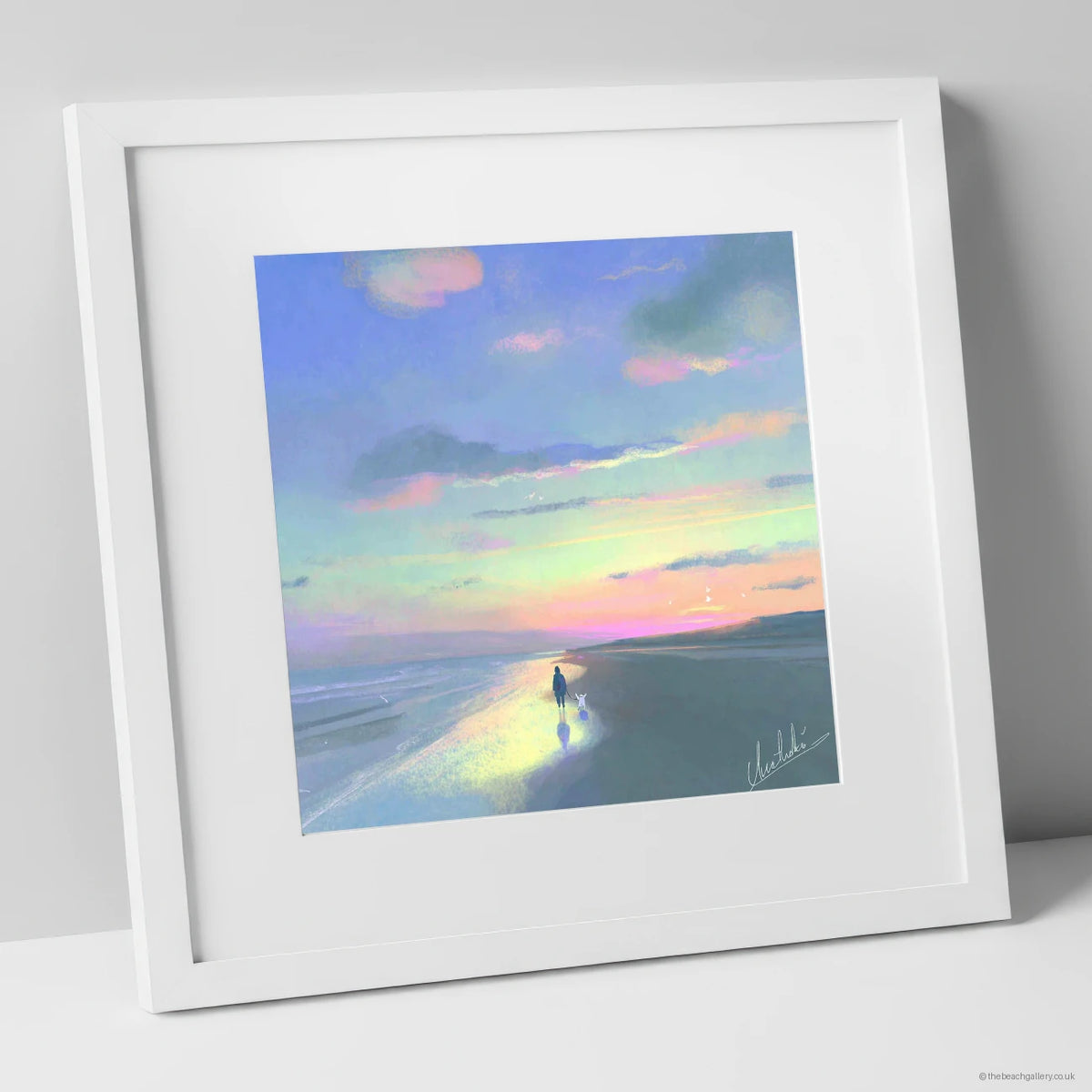 Framed Print White Frame