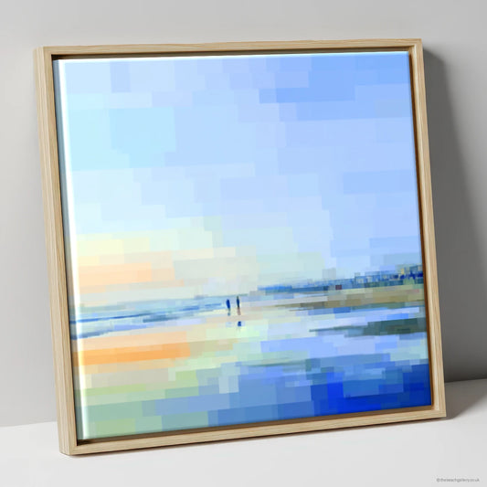 Framed Canvas Natural Frame